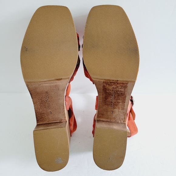 NEW SAM EDELMAN Leather Platform Josefine Sandals - Picture 5 of 6